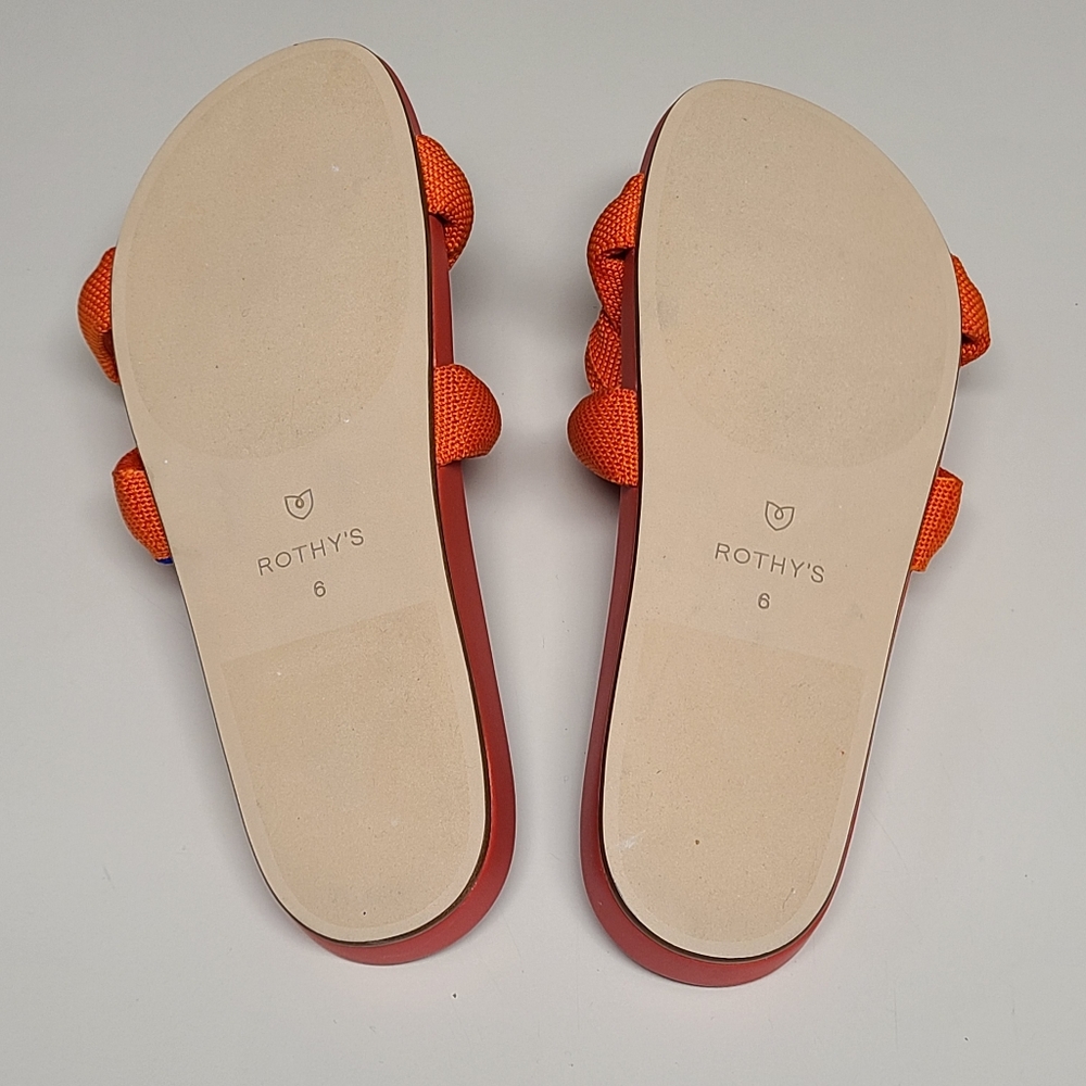 Rothy's Red and Orange Sandals - Picture 7 of 8